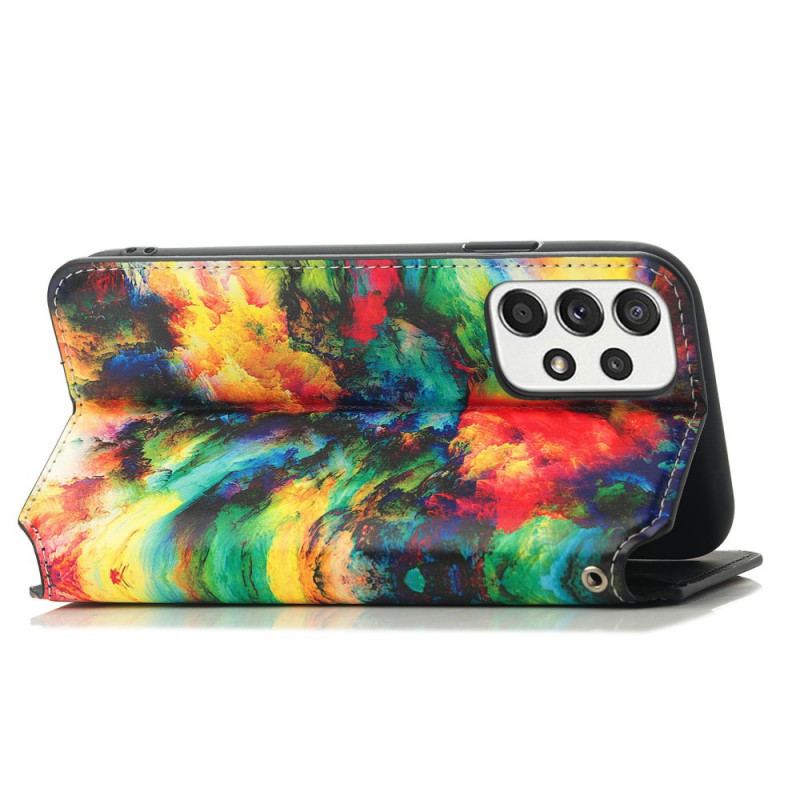 Capa De Celular Para Samsung Galaxy A33 5G Flip Projeto Rfid Caseneo