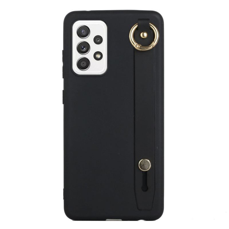 Capa De Celular Para Samsung Galaxy A33 5G Silicone Com Alça De Apoio