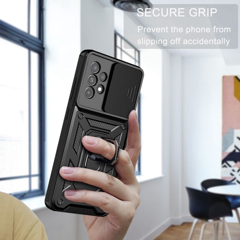 Capa De Celular Para Samsung Galaxy A33 5G Suporte E Protetores Para Lentes De Design