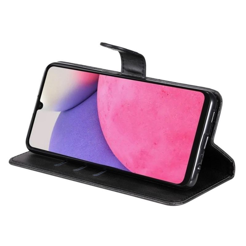 Capa De Couro Para Samsung Galaxy A33 5G Carteira