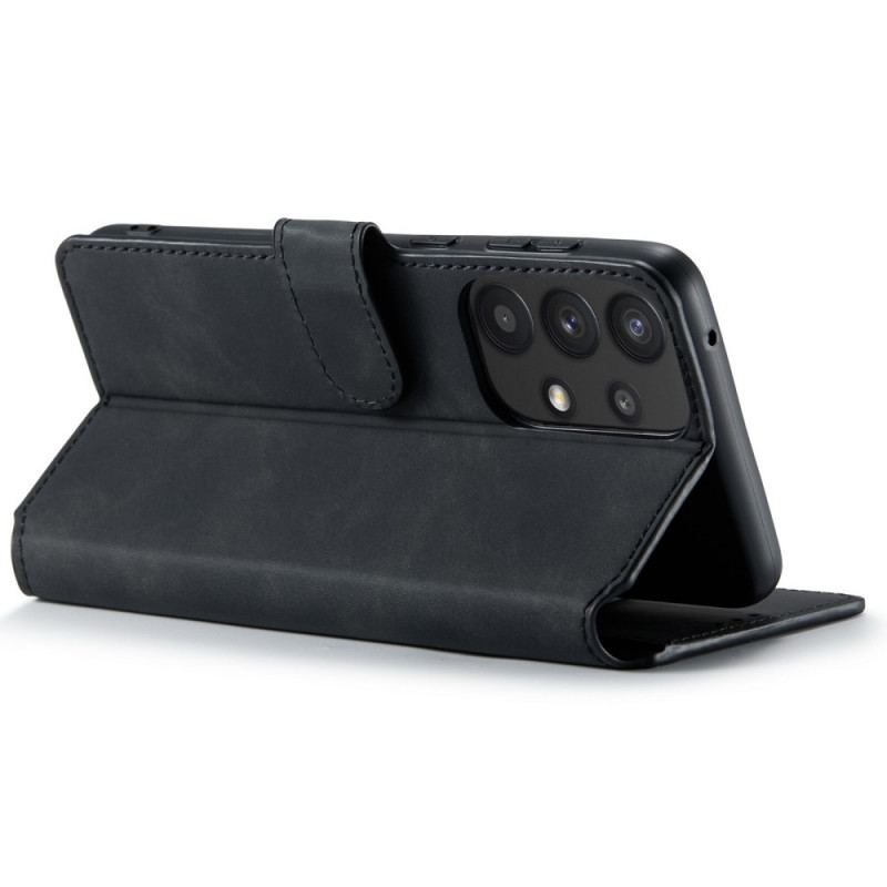 Capa De Couro Para Samsung Galaxy A33 5G Dg.ming Retro