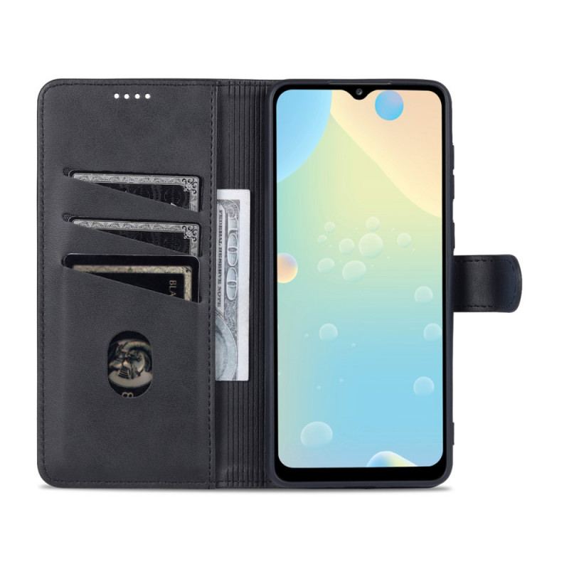 Capa De Couro Para Samsung Galaxy A33 5G Couro Sintético Azns