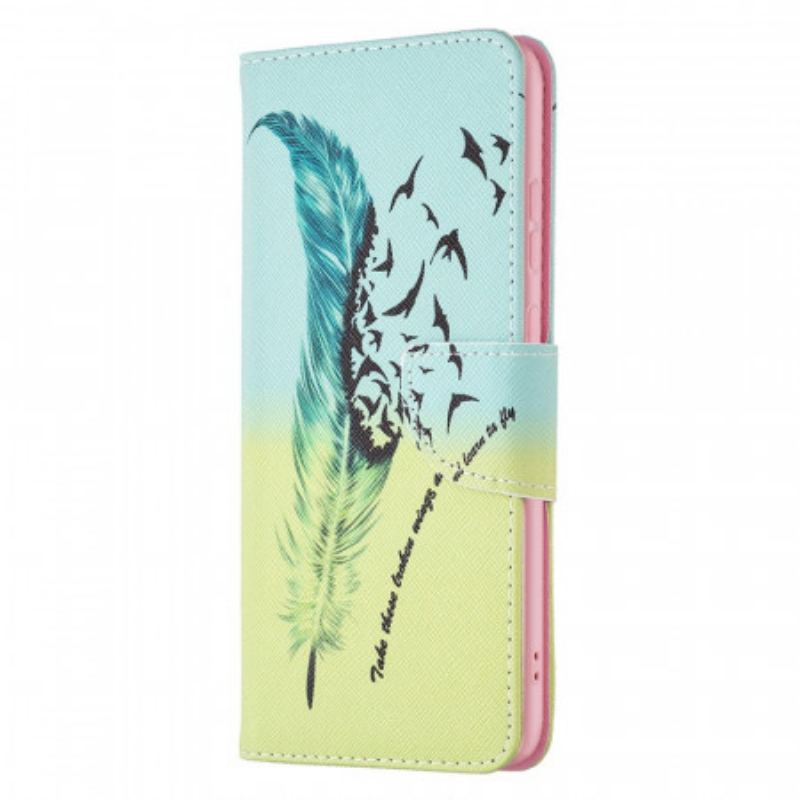 Capa Flip Para Samsung Galaxy A33 5G Aprender A Voar