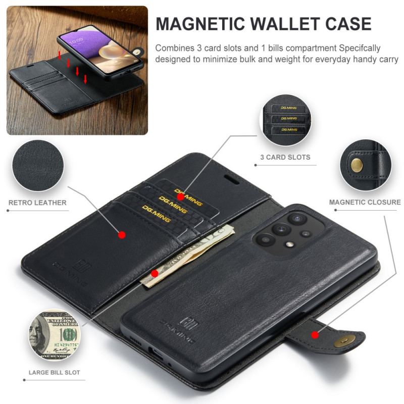Capa Capa Flip Para Samsung Galaxy A33 5G Dg. Ming Destacável