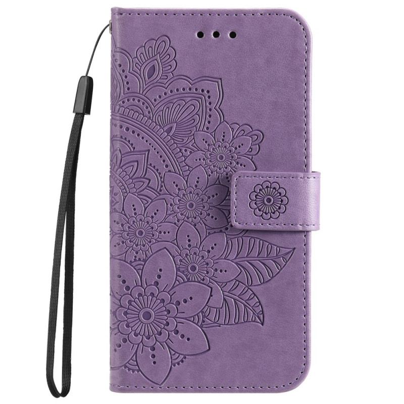 Capa Flip Para Samsung Galaxy A33 5G Flor Mandala