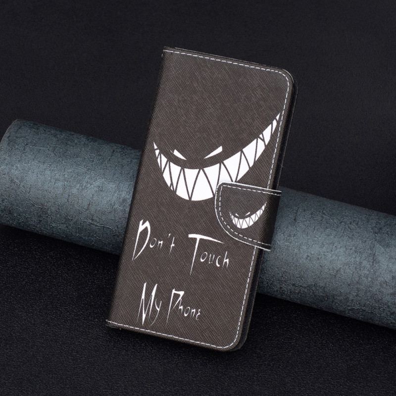 Capa Flip Para Samsung Galaxy A33 5G Telefone Do Diabo