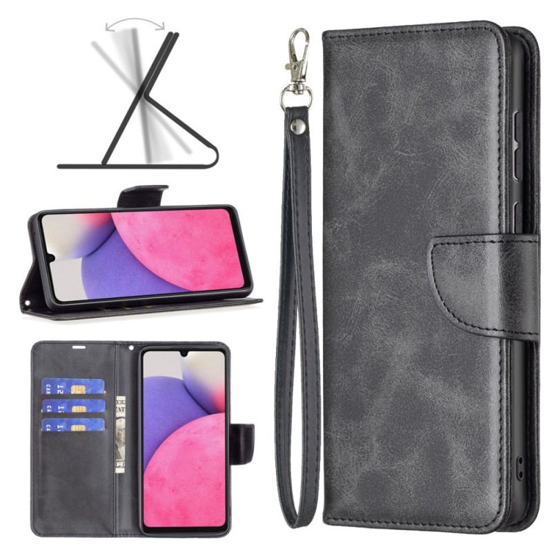 Capa Folio Para Samsung Galaxy A33 5G Fecho Oblíquo Liso