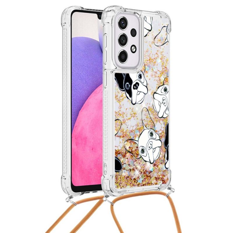 Capa Para Samsung Galaxy A33 5G De celular Cadelas De Lantejoulas