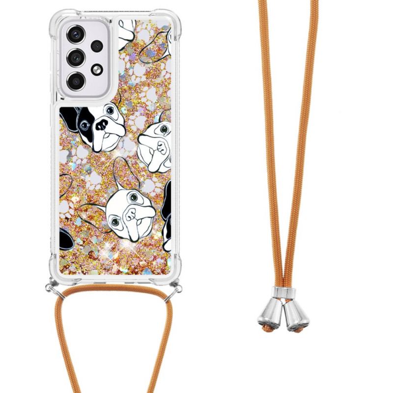 Capa Para Samsung Galaxy A33 5G De celular Cadelas De Lantejoulas