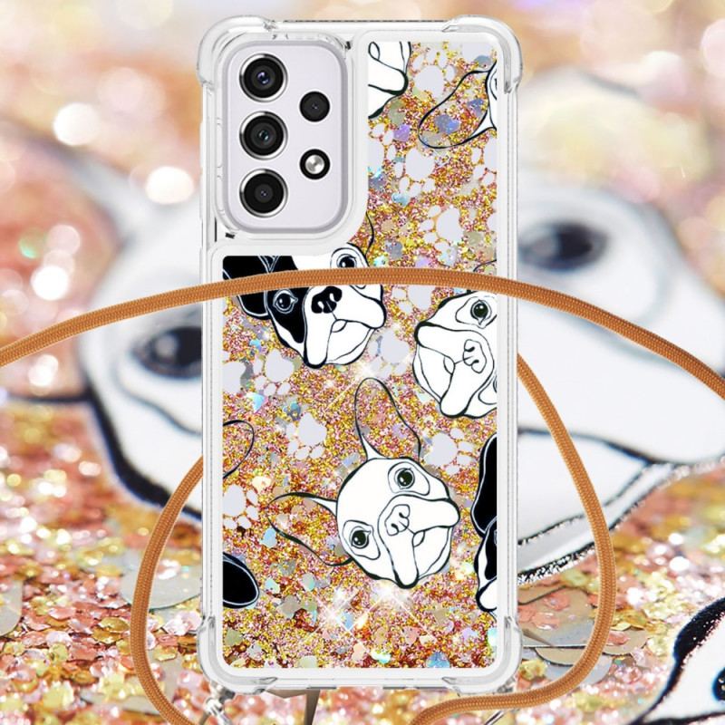 Capa Para Samsung Galaxy A33 5G De celular Cadelas De Lantejoulas