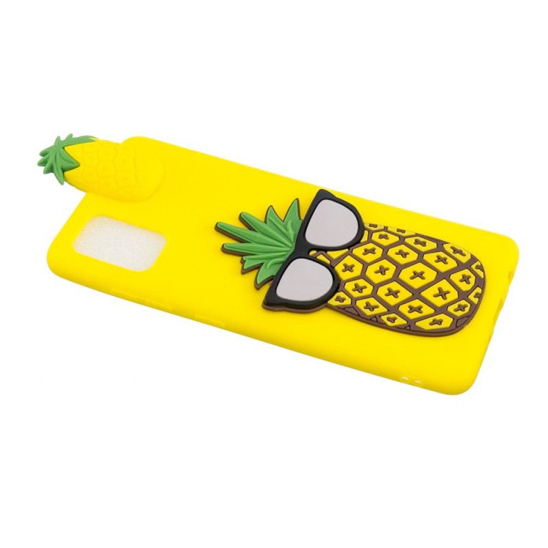 Capa Para Samsung Galaxy A33 5G Óculos 3d Abacaxi
