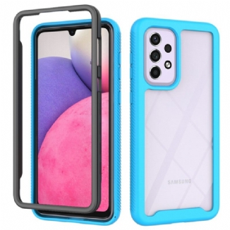 Capa Para Samsung Galaxy A33 5G Transparente Com Bumper