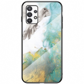 Capa Para Samsung Galaxy A33 5G Vidro Temperado De Cores De Mármore