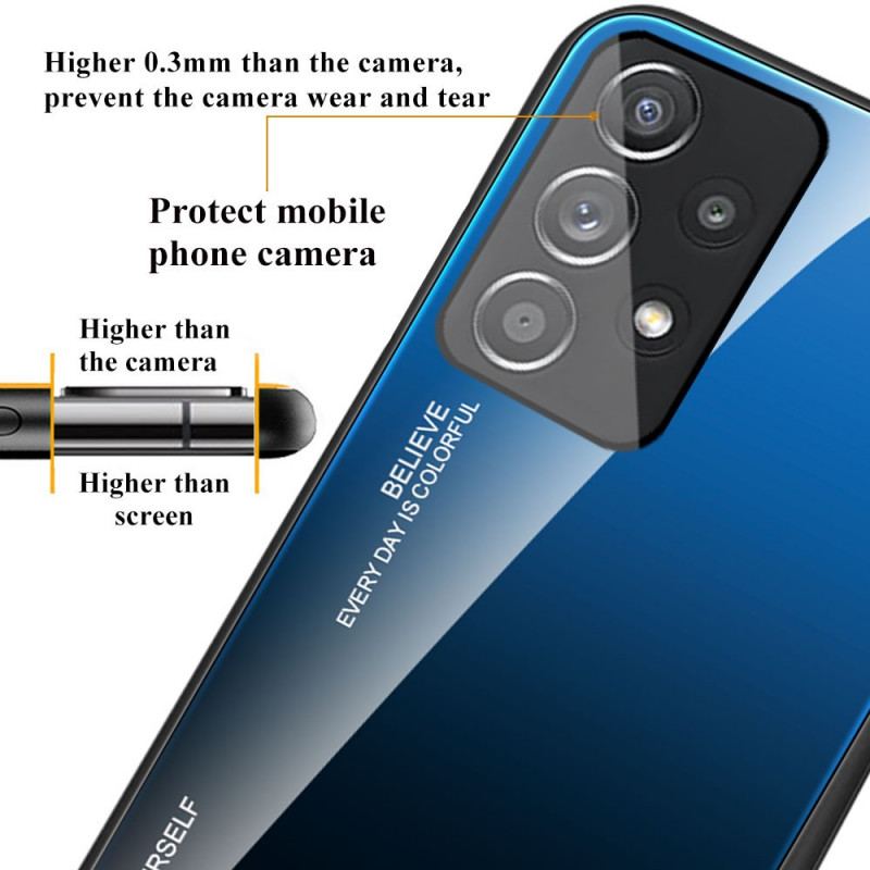 Capa Para Samsung Galaxy A33 5G Vidro Temperado Seja Você Mesmo