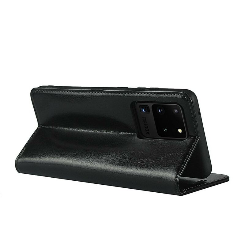 Capa De Celular Para Samsung Galaxy S20 Ultra Flip Couro Legitimo