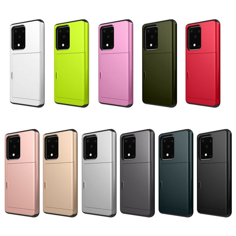 Capa De Celular Para Samsung Galaxy S20 Ultra Titular De Cartão Flashy Rígido