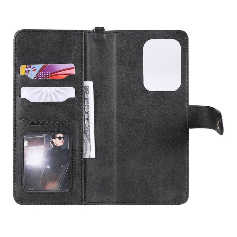 Capa De Couro Para Samsung Galaxy S20 Ultra Titular De Cartão Externo Integrado