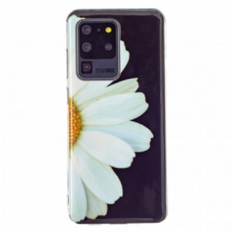 Capa Para Samsung Galaxy S20 Ultra Série Flor Fluorescente