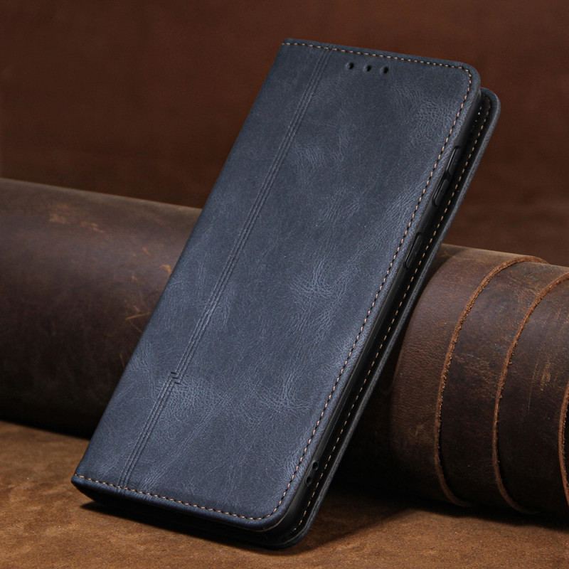 Capa De Celular Para Samsung Galaxy S22 5G Flip Estilo Linha Couro