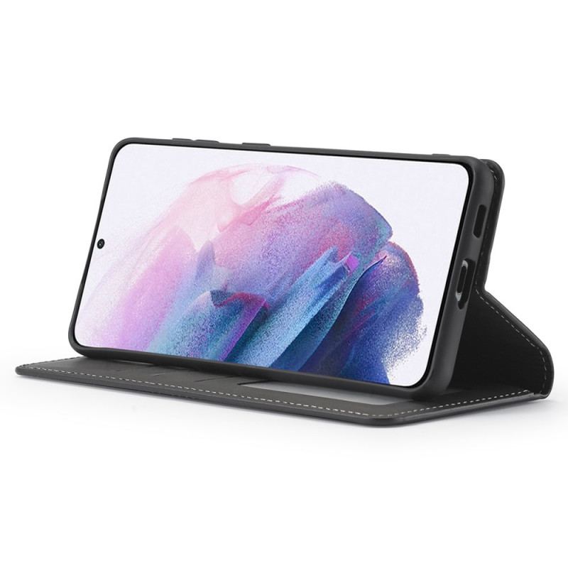 Capa De Celular Para Samsung Galaxy S22 5G Flip Forwenw Efeito Couro