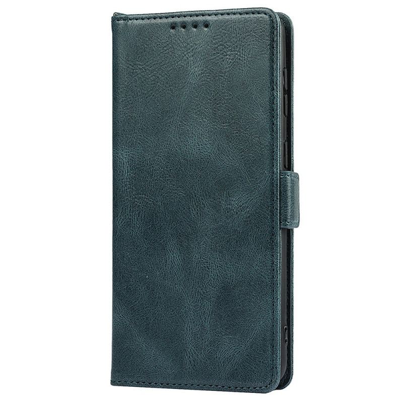 Capa De Couro Para Samsung Galaxy S22 5G Estilo Couro Tecnologia Rfid
