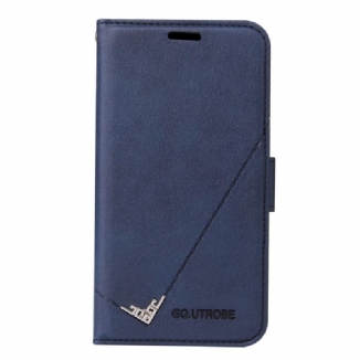 Capa Flip Para Samsung Galaxy S22 5G Couro Sintético Gq.utrobe