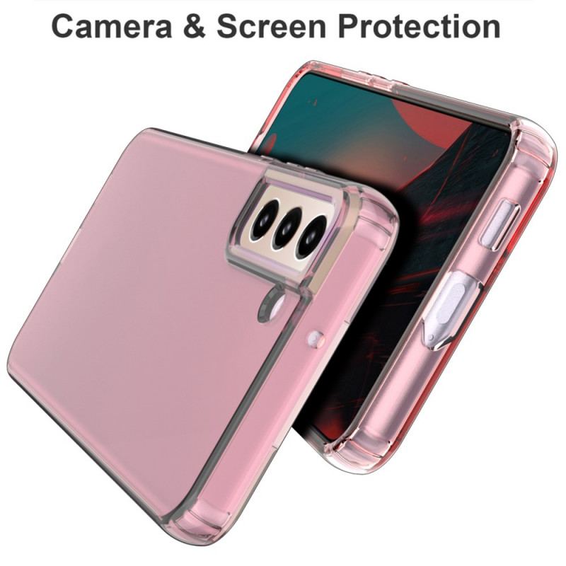 Capa Para Samsung Galaxy S22 5G Colorido Transparente