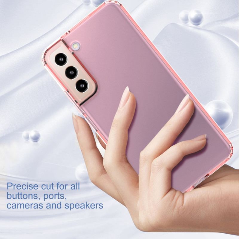 Capa Para Samsung Galaxy S22 5G Colorido Transparente