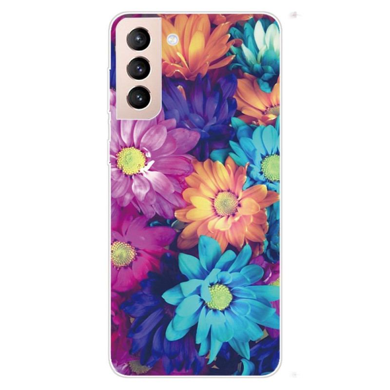 Capa Para Samsung Galaxy S22 5G Flores Flexíveis