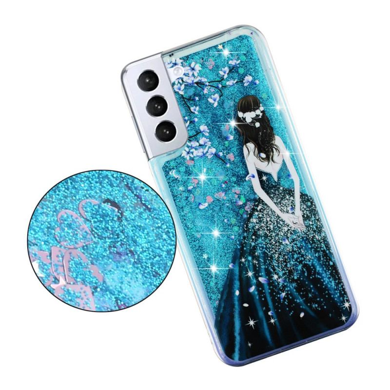 Capa Para Samsung Galaxy S22 5G Lantejoulas Femininas