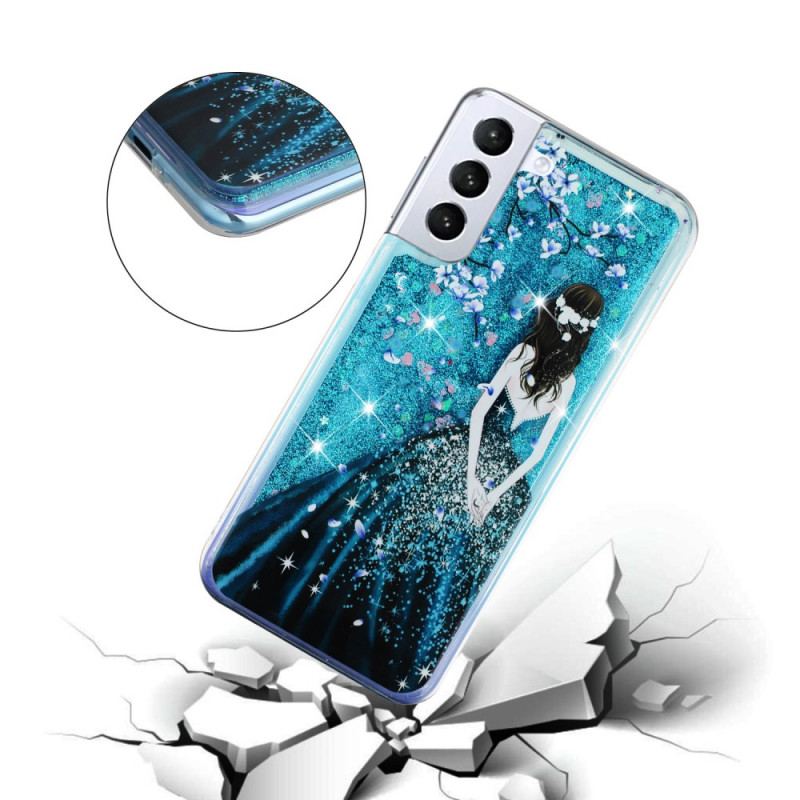 Capa Para Samsung Galaxy S22 5G Lantejoulas Femininas