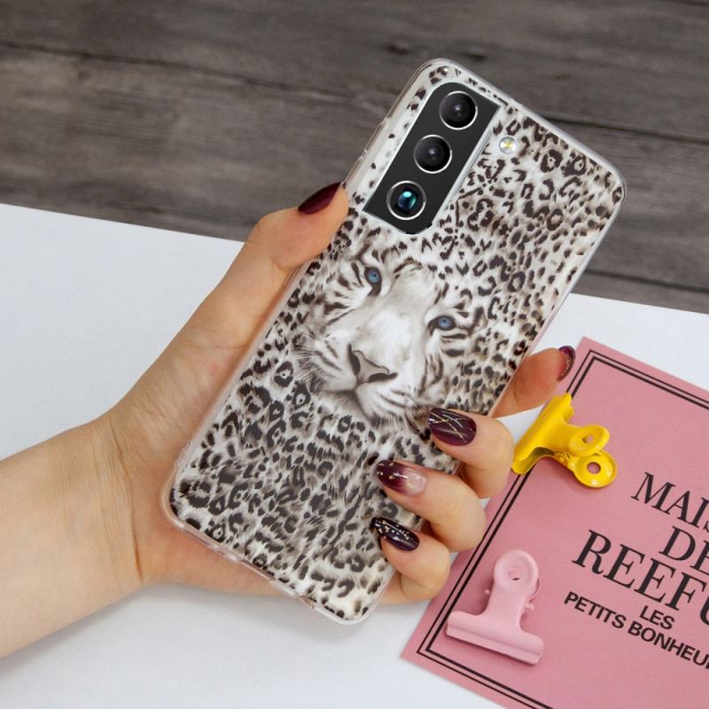 Capa Para Samsung Galaxy S22 5G Leopardo Fluorescente