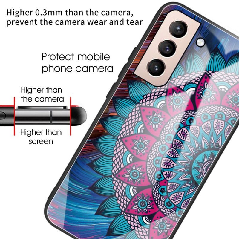 Capa Para Samsung Galaxy S22 5G Mandala Vidro Temperado