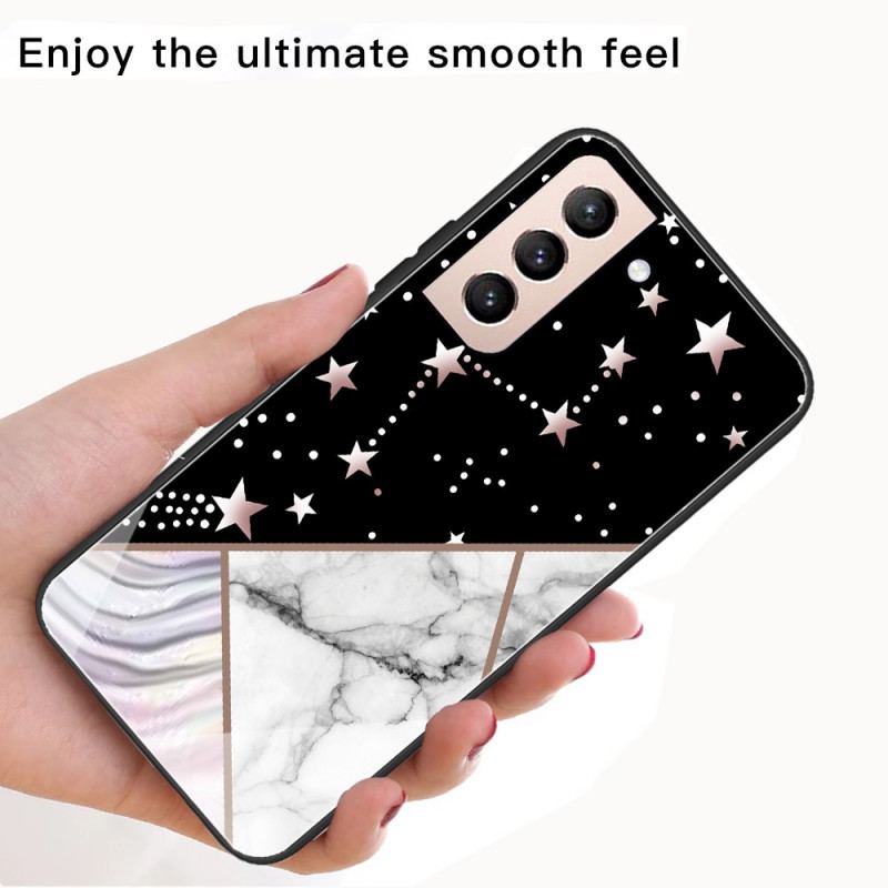 Capa Para Samsung Galaxy S22 5G Mármore Geométrico Variável