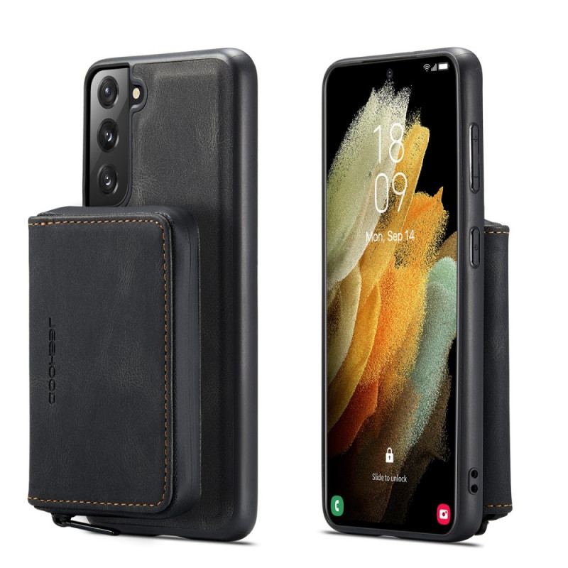 Capa Para Samsung Galaxy S22 5G Porta-moedas Destacável
