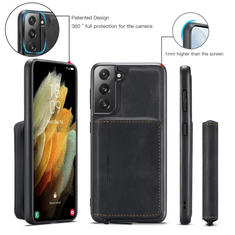 Capa Para Samsung Galaxy S22 5G Porta-moedas Destacável