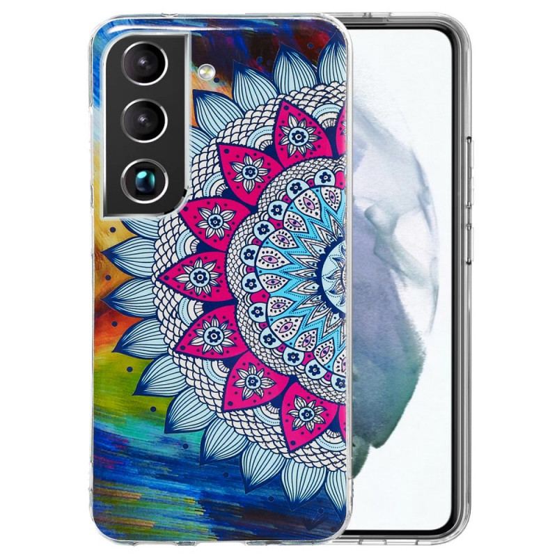 Capa Para Samsung Galaxy S22 5G Série Floral Fluorescente