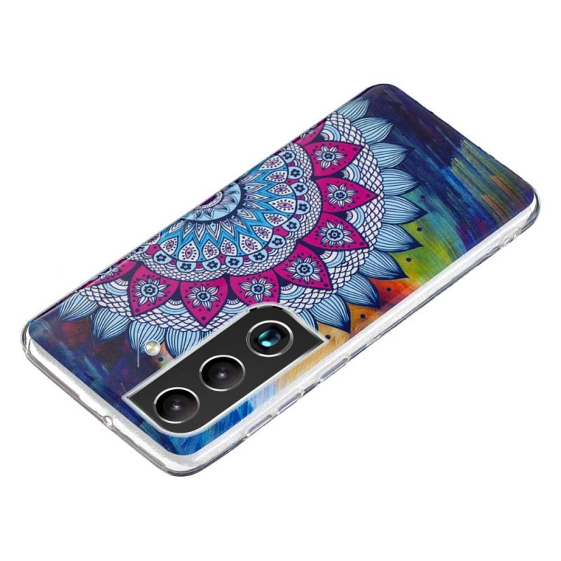 Capa Para Samsung Galaxy S22 5G Série Floral Fluorescente