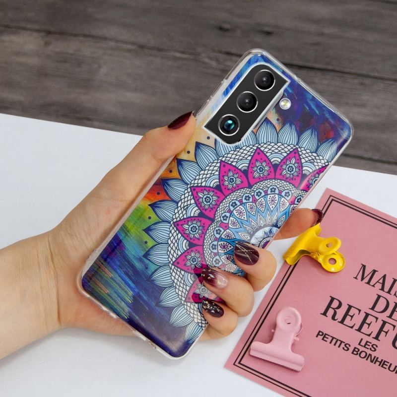 Capa Para Samsung Galaxy S22 5G Série Floral Fluorescente