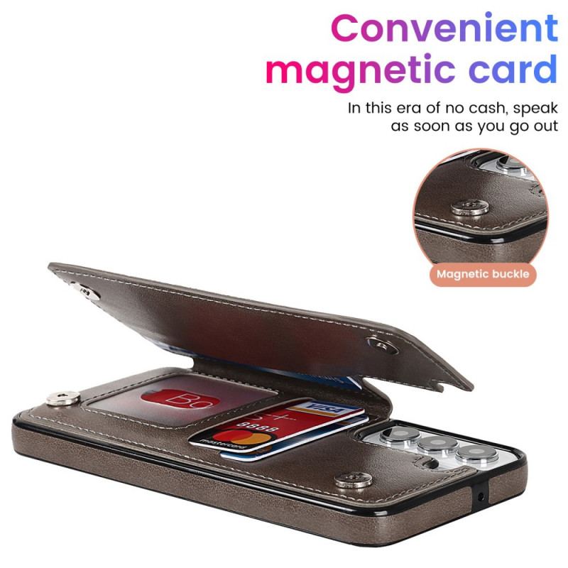 Capa Para Samsung Galaxy S22 5G Titular De Cartão De Impressão De Mandala