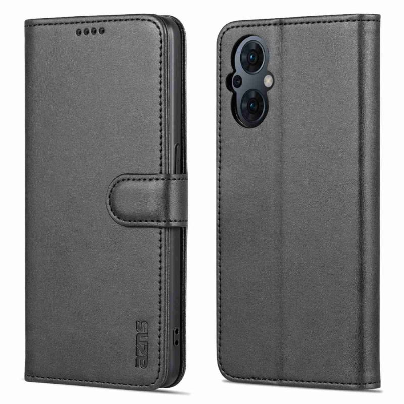 Capa Flip Para Oppo Reno 8 Lite Estilo De Couro Azns