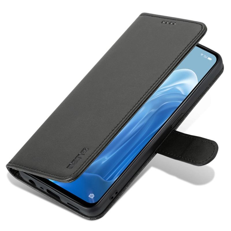 Capa Flip Para Oppo Reno 8 Lite Estilo De Couro Azns