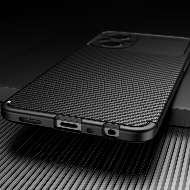 Capa Para Oppo Reno 8 Lite Fibra De Carbono Flexível