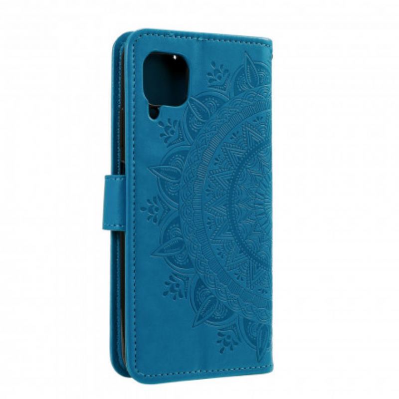 Capa Flip Para Samsung Galaxy A22 Mandala Do Sol