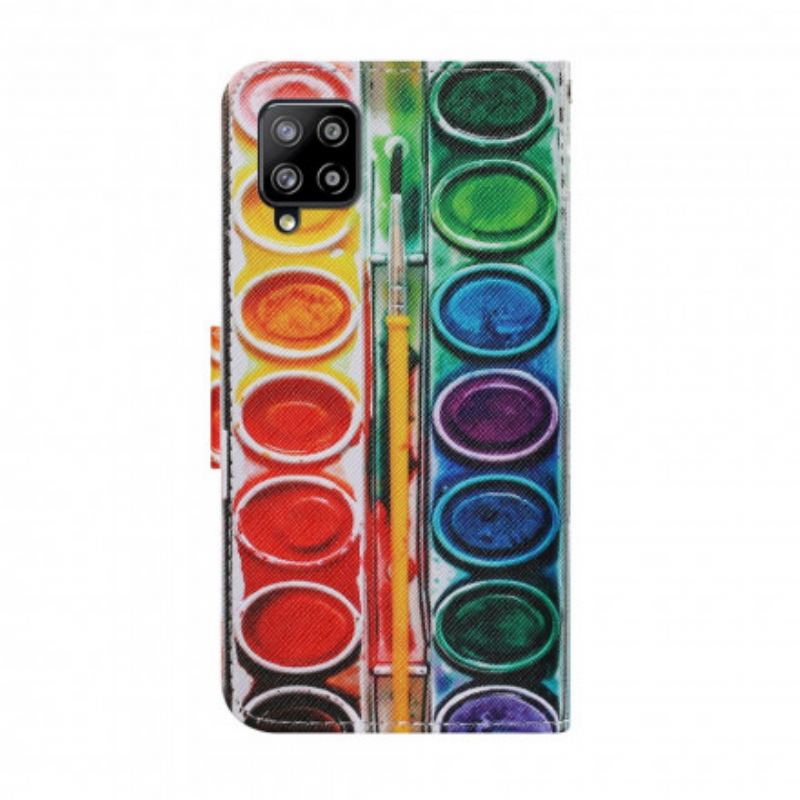 Capa Folio Para Samsung Galaxy A22 Pintar