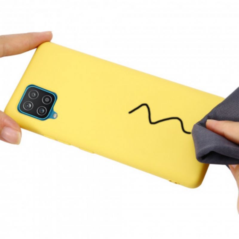 Capa Para Samsung Galaxy A22 Silicone Líquido Com Cordão