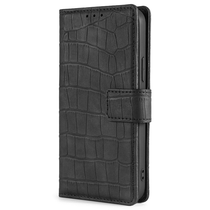 Capa De Couro Para OnePlus 11 5G Crocodilo