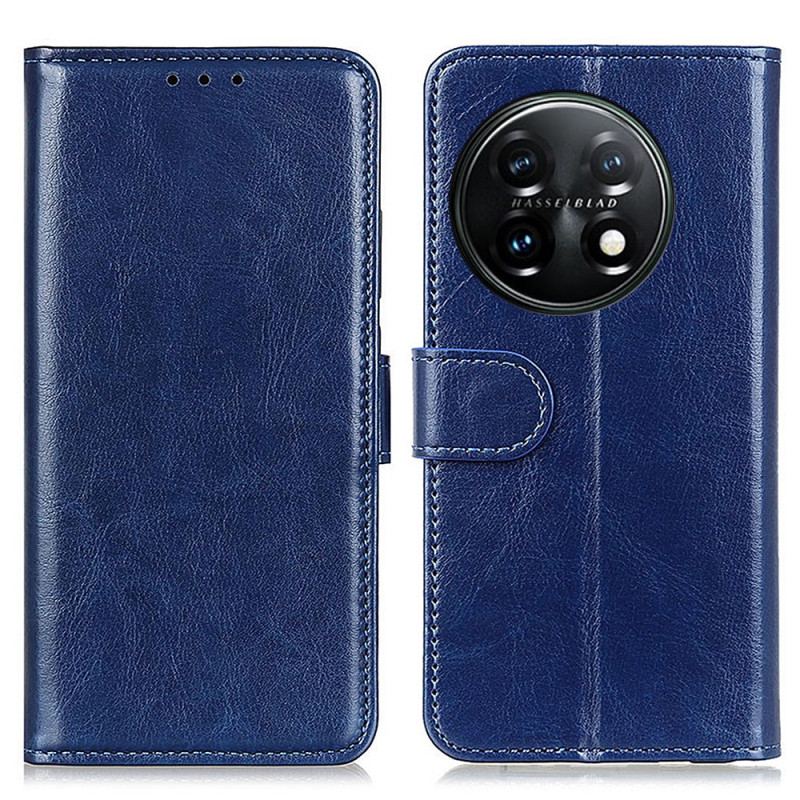 Capa Em Pele Para OnePlus 11 5G Frozen Finesse