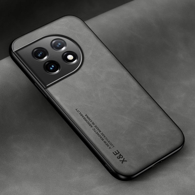 Capa Para OnePlus 11 5G Couro Efeito Couro X&e