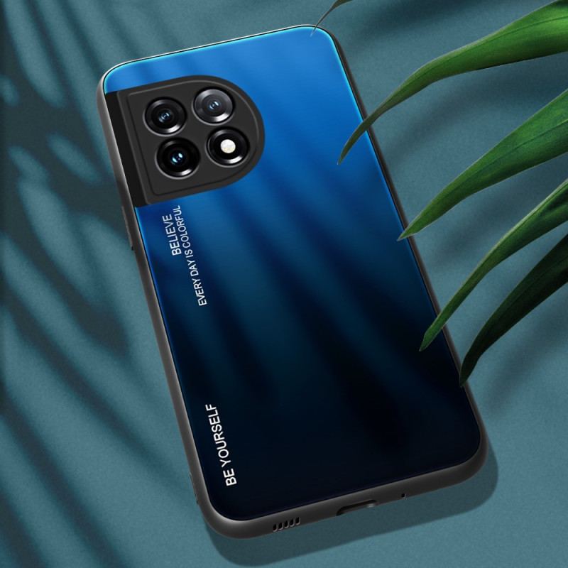 Capa Para OnePlus 11 5G Vidro Temperado Seja Você Mesmo